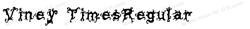 Viney TimesRegular字体转换